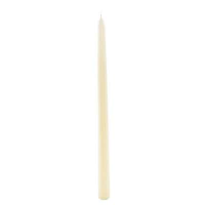 2 bougies flambeau de 30 cm couleur ivoire | jourdefete.com