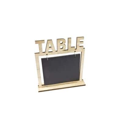 marque table en bois avec ardoise | jourdefete.com
