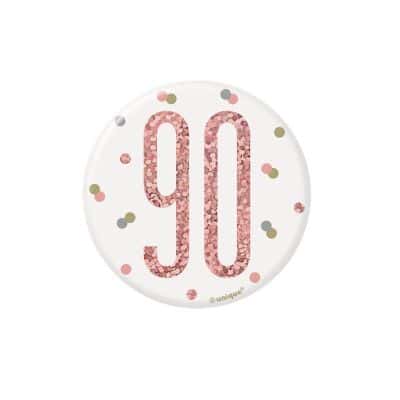 badge-anniversaire-age-rose-gold | jourdefete.com