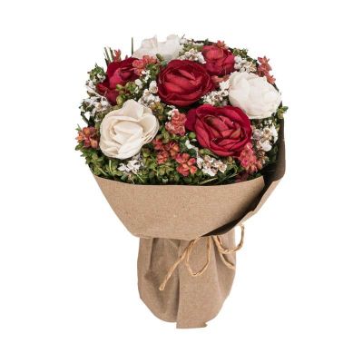 Craquez donc pour ce bouquet de roses séchées dans du papier kraft pour votre célébration | jourdefete.com