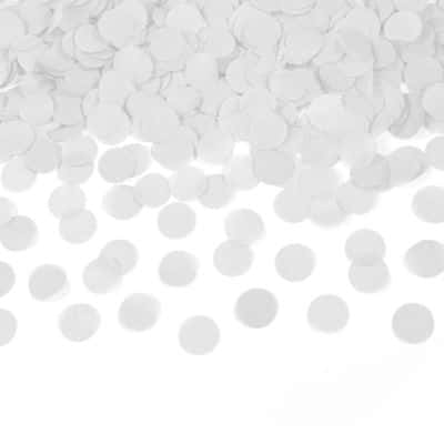De jolis confettis blancs et ronds qui vont survoler la fête | jourdefete.com
