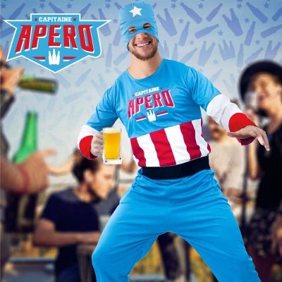 Le capitaine Apéro en pleine dégustation de sa bière | jourdefete.com