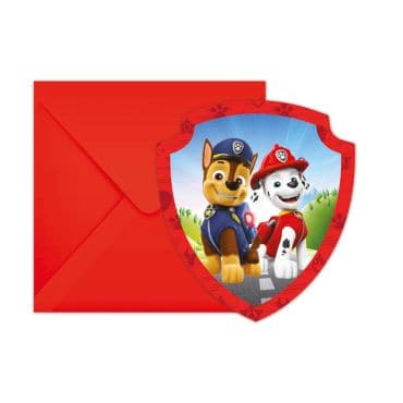 Envoyez ces cartes d'invitation pour anniversaire Pat' Patrouille aux amis de votre enfant | jourdefete.com