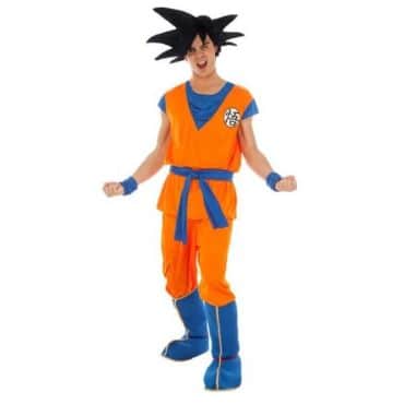 Déguisement Homme – Dragon Ball Z - Son Goku Saiyan - Taille au Choix | jourdefete.com