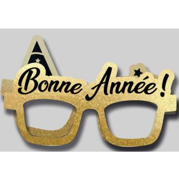 lunettes bonne année or | jourdefete.com