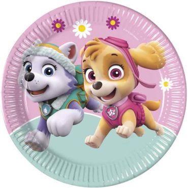 assiettes-anniversaire-pat-patrouille-paw-patrol-fille | jourdefete.com