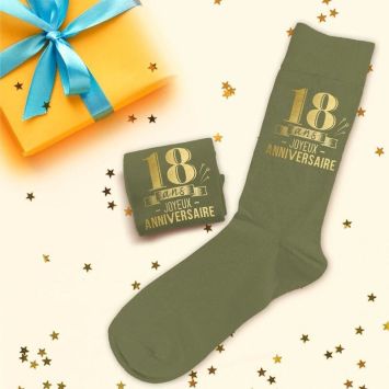 Paire de chaussettes pour homme pour anniversaire - Âge au choix