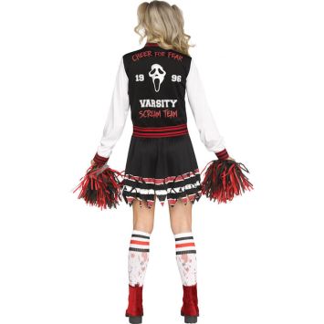 Déguisement de Cheerleader Ghostface pour femme - Ghostface Lives™ - Taille au choix