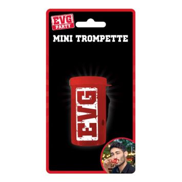 Amusez-vous lors de votre EVG avec cette jolie mini trompette rouge | jourdefete.com